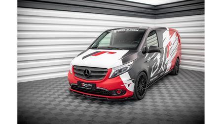 Splitter Mercedes-Benz Vito W447 Facelift Front v.1 Gloss Black