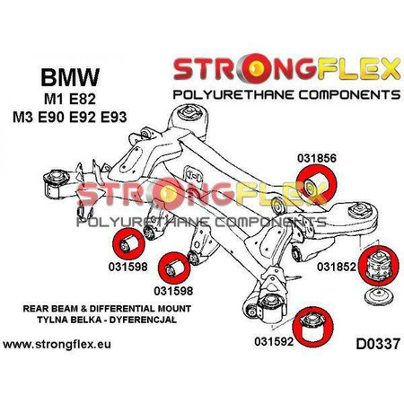 Full suspension bush kit SPORT
