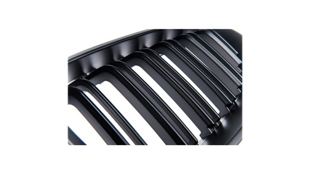 Grill BMW 5 E60 E61 podwójne żeberka Matt Black