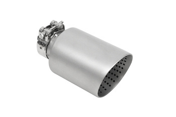 Exhaust Tip 89mm enter 51mm Brushed Chrome