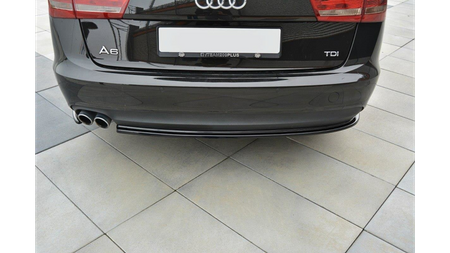 Splitter Audi A6 C7 Avant Tył Boczne Gloss Black