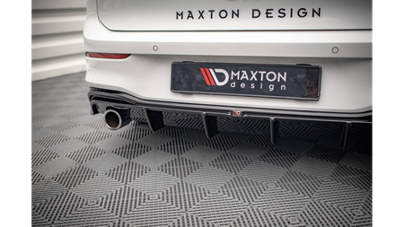 Diffuser Volkswagen Golf 8 GTI Rear Valance v.4 Gloss Black