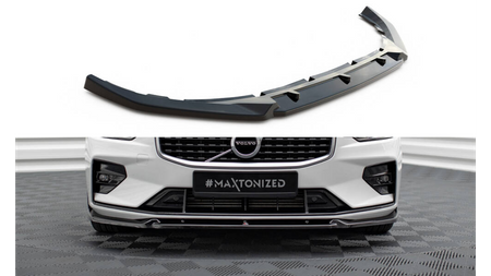 Splitter Volvo S60 III R-Design Front v.1 Gloss Black