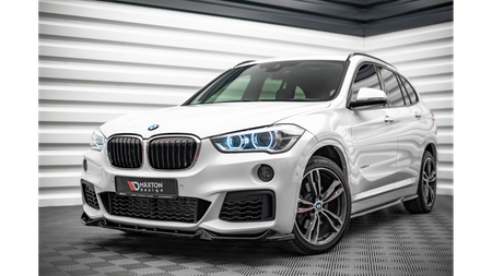 Splitter BMW X1 F48 M-Pack przód v.2 Gloss Black