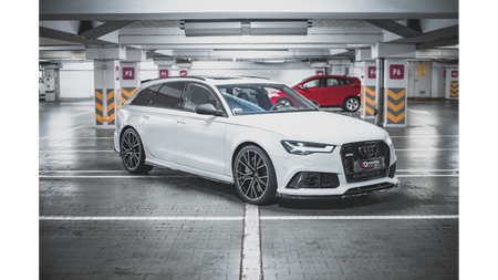 Diffuser Audi RS6 C7 Side Skirts v.2 Gloss Black