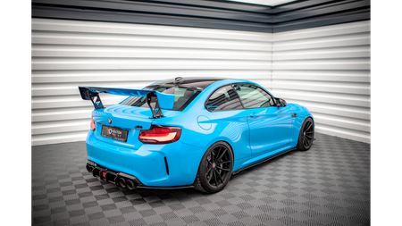 Splitter BMW 2 F87 M-Pack Tył Boczne Street Pro Black-Red