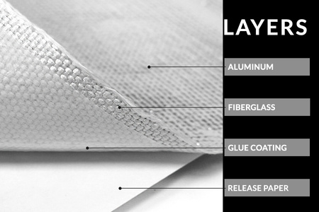 TurboWorks Self-adhesive heat shield 1,5mm 30cm x 60cm Aluminum