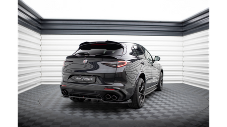 Splitter Alfa Romeo Stelvio Quadrifoglio Tył Środkowy z Dyfuzorem