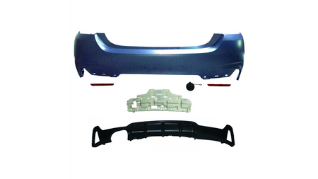 Bumper BMW 4 F32 F33 F36 Rear with Diffuser