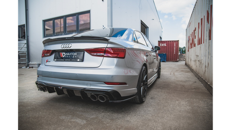 Diffuser Audi S3 8V Facelift Rear Valance Gloss Black