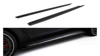 Side Skirts Mercedes-AMG CLE 53 C236 Street Pro Black-Red