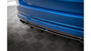 Splitter Skoda Octavia IV Sportline Tył Środkowy z Dyfuzorem Gloss Black