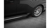 Dokładka Mitsubishi Lancer EVO X Progi Street Pro Black + Gloss Flaps