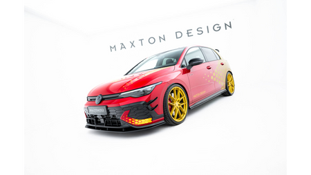 Splitter Volkswagen Golf GTI Clubsport Mk8 Facelift Przód Street Pro Black-Red