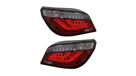 Lampy BMW 5 E60 Facelift Tył LED Red-Smoke