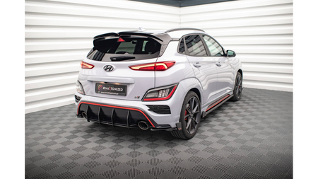 Splitter Hyundai Kona N Mk1 Rear Side Flaps Gloss Black v.1