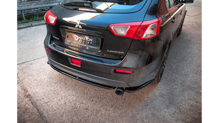 Splitter Mistubishi Lancer Sportback VIII Rear Side Gloss Black