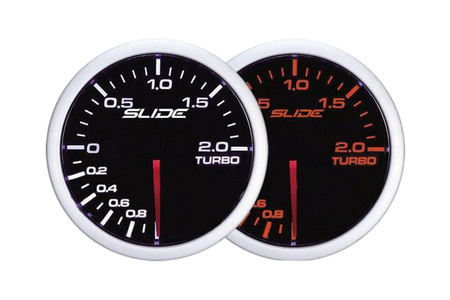 Slide WA Gauge 52mm -  52mm - Turbo Electric -1 do 2 BAR