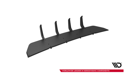 Diffuser Audi RS3 Sedan 8V Facelift Rear Street Pro v.2 Black-Red