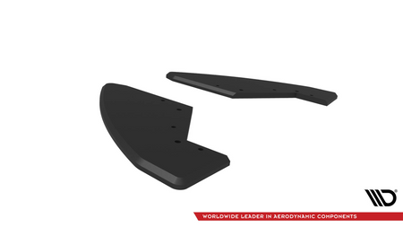 Splitter Audi TT 8S S-Line Facelift Rear Side Street Pro Black
