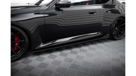 Zestaw splitterów BMW 2 G87 M-Pack Carbon