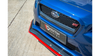 Splitter Subaru WRX STI Front v.3 Gloss Black + Red