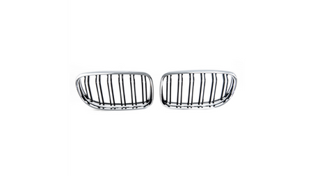 Grill BMW 3 E90 E91 Facelift Dual Line Chrome & Black