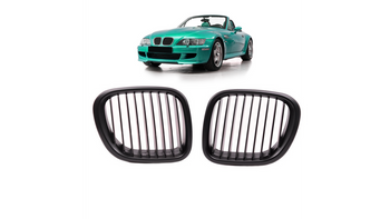 Grill BMW Z3 3 E36 pojedyncze żeberka Matt Black