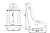 Racing seat MONZA RACE PLUS Red