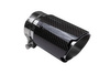 Exhaust 89mm Inlet 76mm Carbon Gloss
