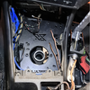 Handbrake Mounting Plate drilled BMW E46 Fluo