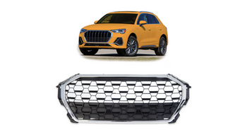 Grill Audi Q3 F3 Chrome & Gloss Black