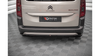 Splitter Citroen Berlingo III Rear Central Gloss Black