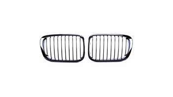 Grill BMW 3 E46 Compact pojedyncze żeberka Gloss Black