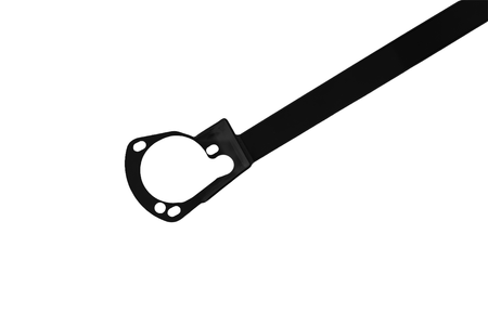 Front upper strut bar BMW 5 E39 Black