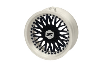 Pendant Slide Rim 10 White-Black 70mm Christmas Bauble Keyring