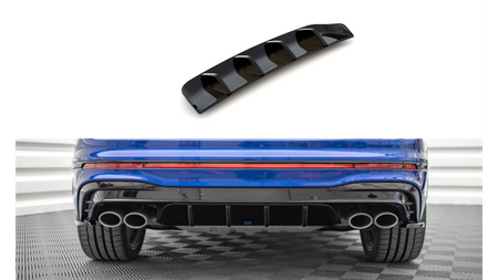 Diffuser Volkswagen Tiguan II Facelift R Rear Valance Gloss Black