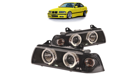 Lights BMW 3 E36 Front Black