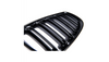 Grill BMW 3 E92 E93 podwójne żeberka Matt Black