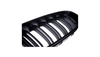 Grill BMW 6 F13 F12 F06 podwójne żeberka Matt Black
