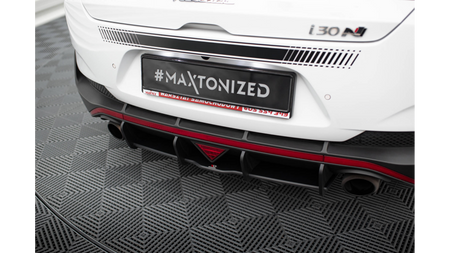 Diffuser Hyundai I30 N Fastback Mk3 Rear Street Pro Red
