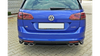 Splitter Volkswagen Golf 7 R Rear Central without Diffuser Gloss Black