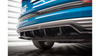 Splitter Audi e-tron Rear Central with Diffuser Gloss Black