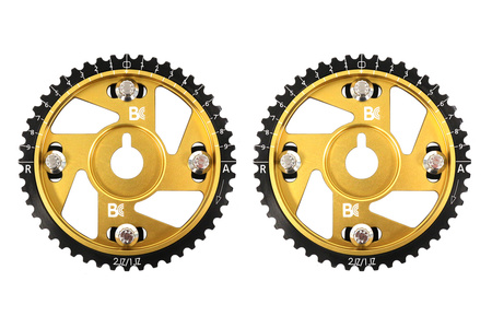 Brian Crower Adjustable Cam Gears - Gold Anodize (Toyota 2JZgte) - Pair BC8830