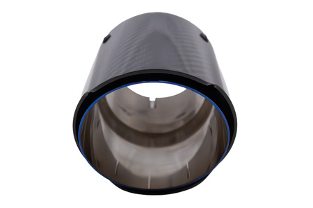 Exhaust Tip 101mm enter 70mm Carbon Gloss