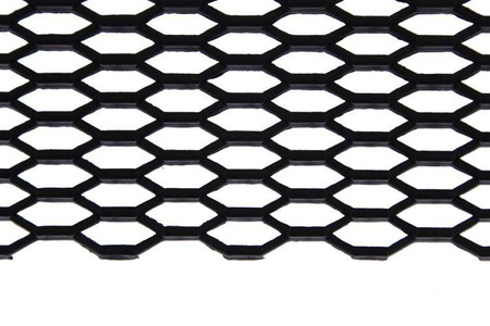 ABS mesh grill Honey Comb Black 120x40cm 21x6mm