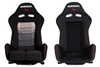 Racing seat LOW MAX K608 Bride Velvet Black Grey