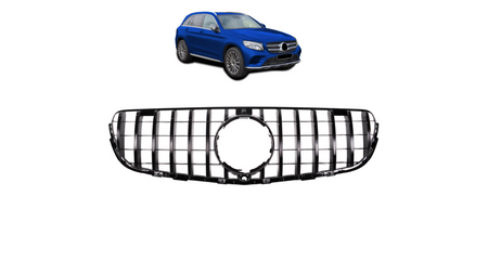 Grill Mercedes-Benz GLC X253 GLC C253 GT Gloss Black Camera