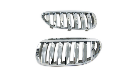 Grill BMW 6 E63 E64 pojedyncze żeberka Chrome