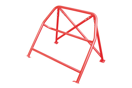 Bolt-in Half Roll Cage Mini Cooper R50 R53 One S Red
